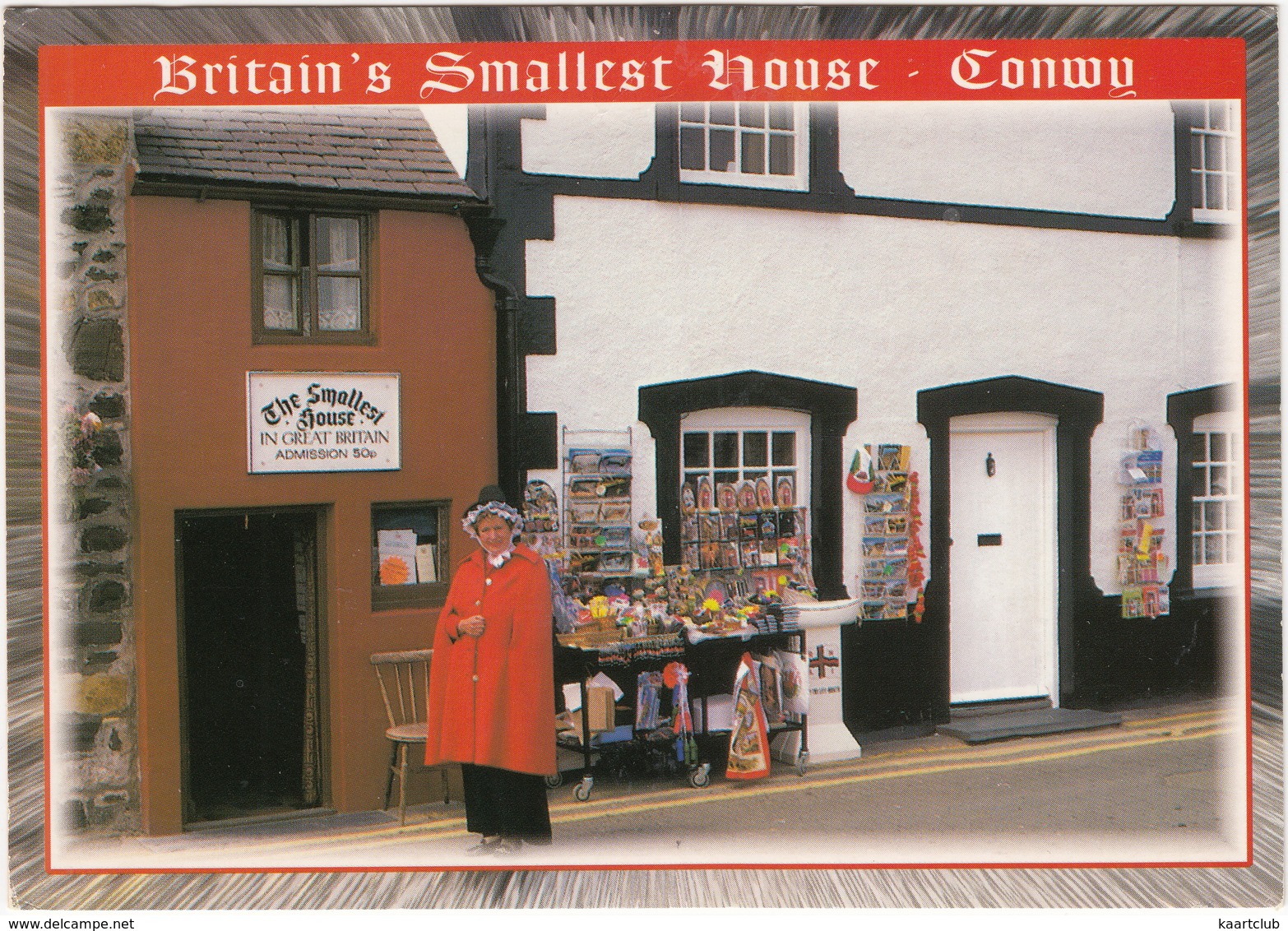 Britain's Smallest House - Conwy -  (Wales) - John Hinde - Caernarvonshire