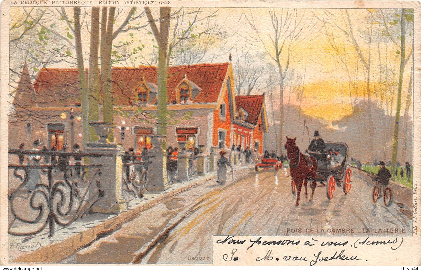 ¤¤   -   BELGIQUE   -  BRUXELLES    -  Bois De La Cambre  -  La Laiterie  -  Illustrateur   -  ¤¤ - Avenues, Boulevards