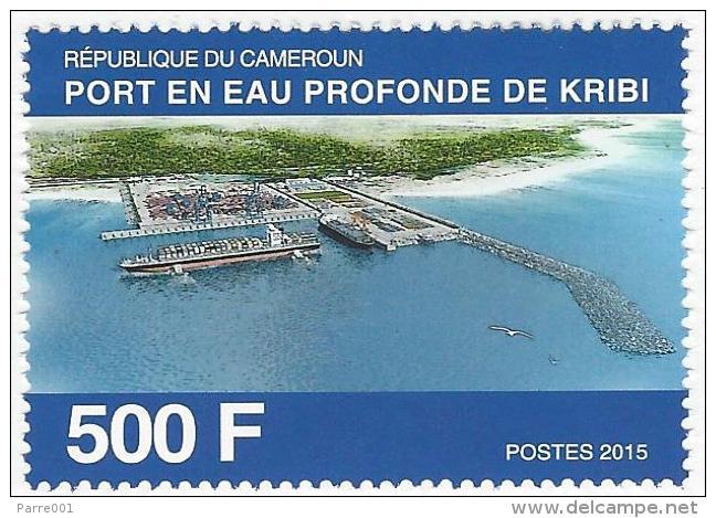 Cameroun Cameroon 2015 Kribi Deepsea Harbour Mint. New!! - Kameroen (1960-...)