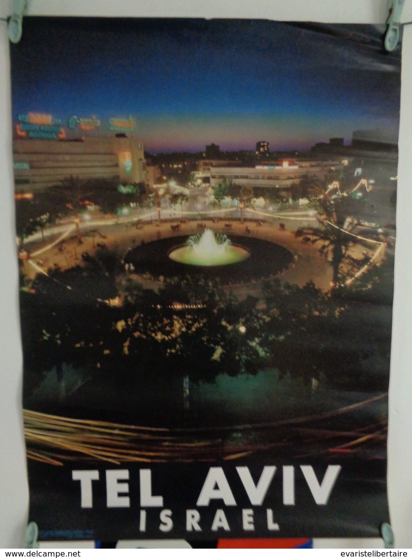 AFFICHE:  TEL AVIV ,Israel    , H 66,3   L 48 - Affiches