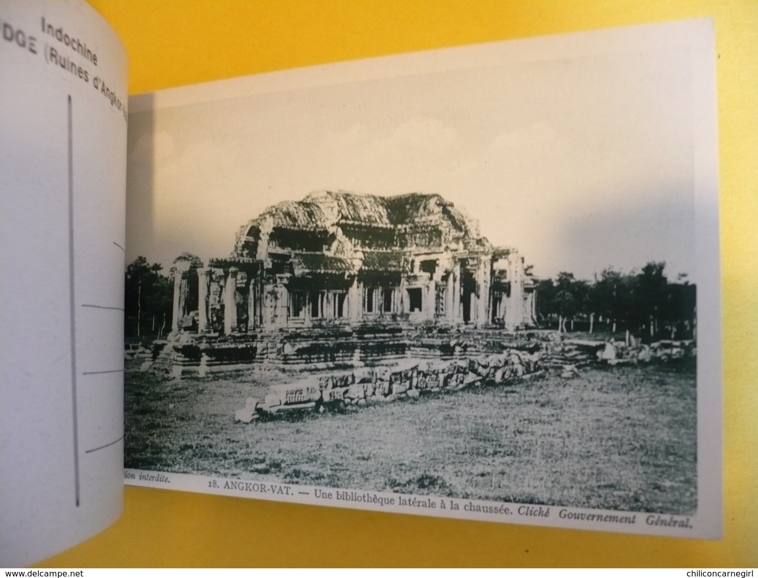20 Cp - Cambodge - Indochine - Ruines d'Angkor Vat - Bonzes - Danseuses - EUGENE BISTAQUE - LA MAISON D'ART COLONIAL