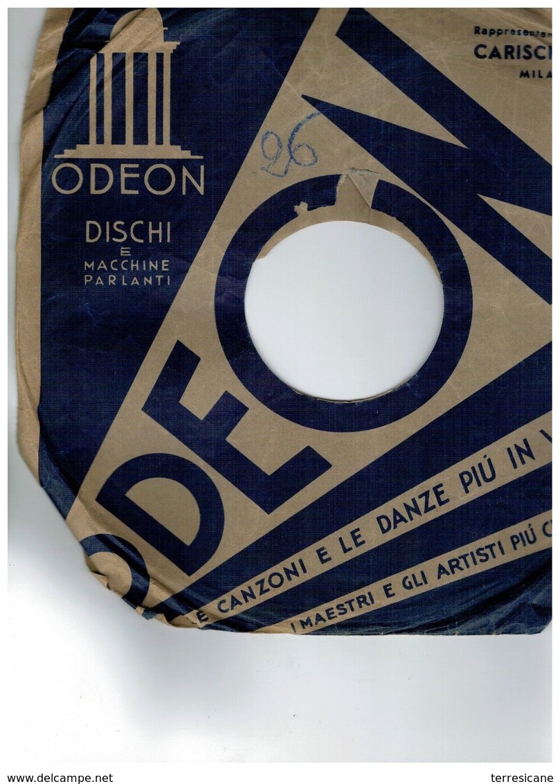 ODEON 78 LUCIANO TAJOLI 20328 - 78 Rpm - Gramophone Records