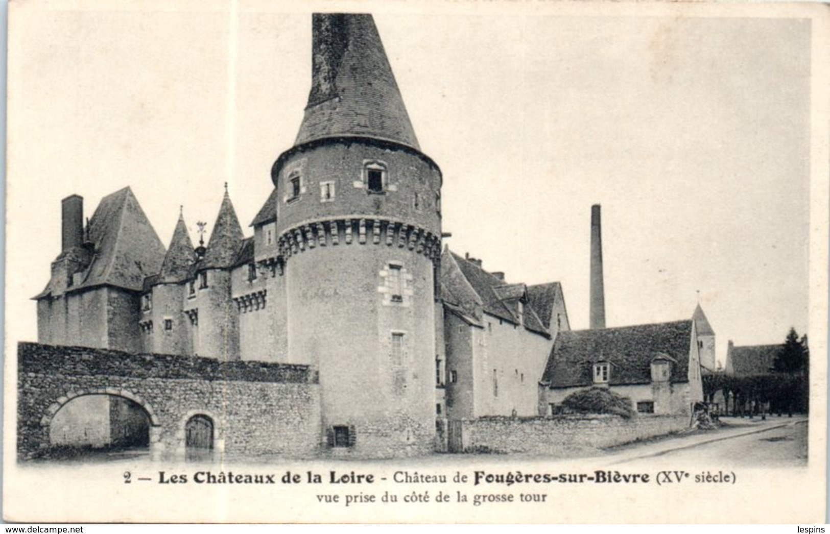 41 - FOUGERES Sur BIEVRE --  Château - Vue Prise Du Côté De La Grosse Cour - Autres & Non Classés