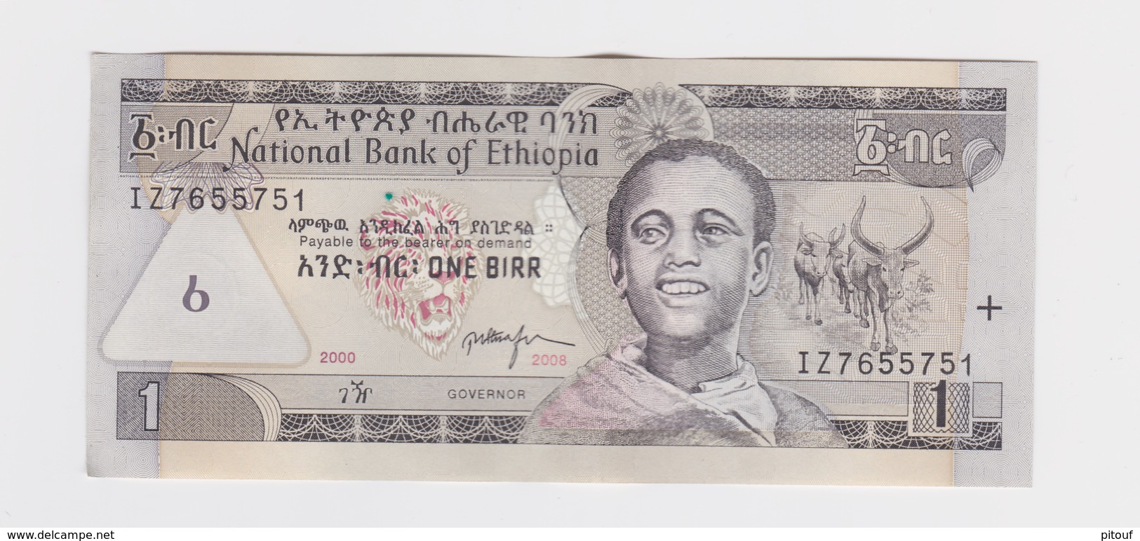 1 Birr 2008 Etat Neuf - Ethiopia