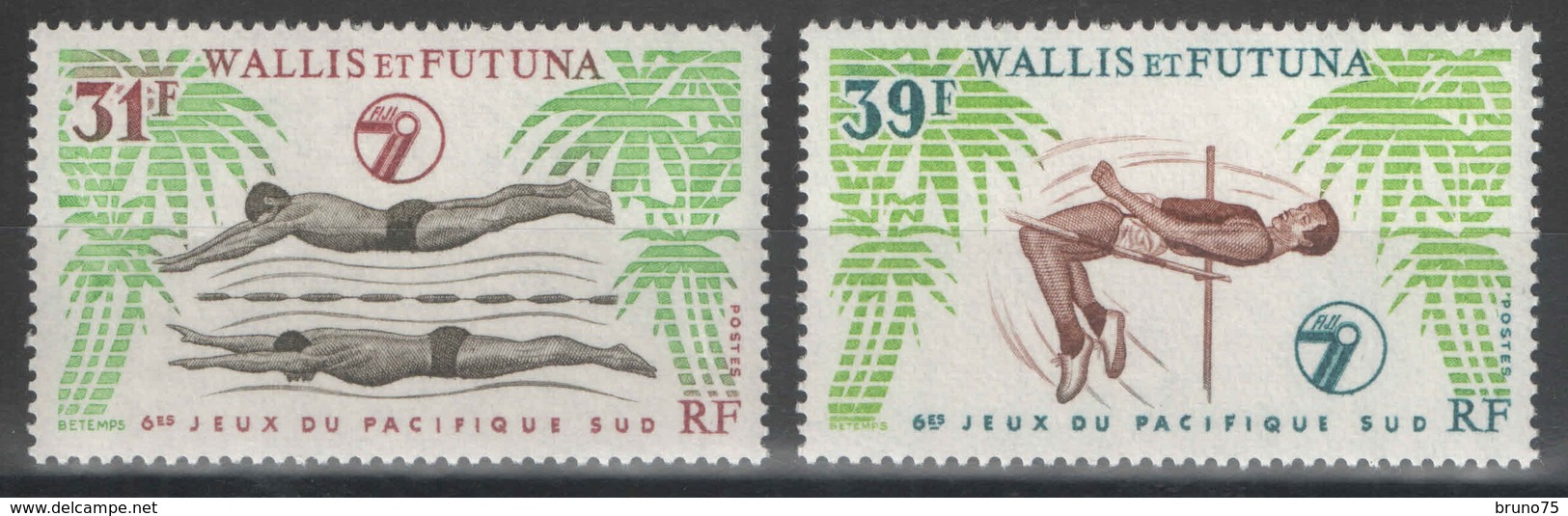 Wallis-et-Futuna - YT 243-244 ** - 1979 - Sport - Neufs