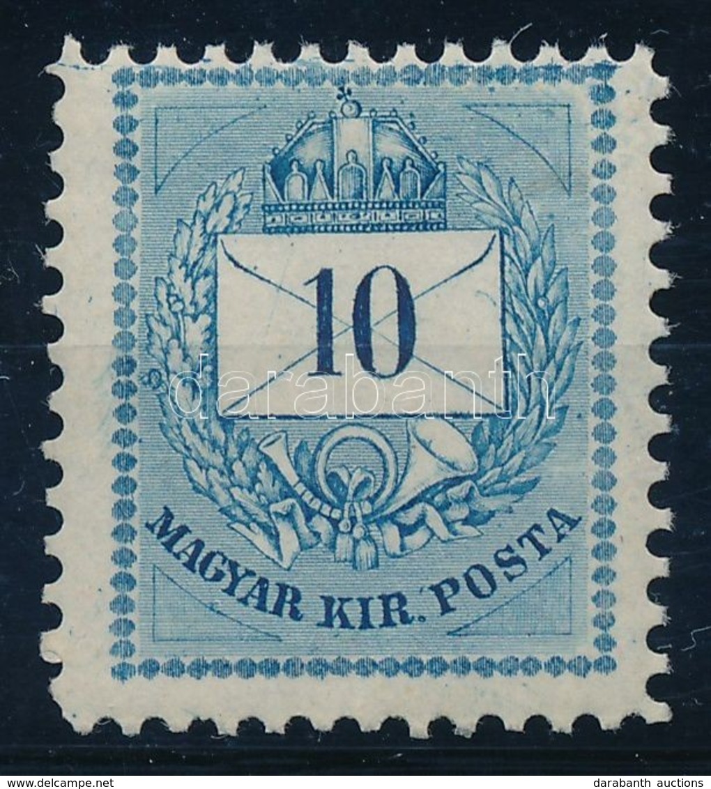 ** 1874 10kr 11 1/2 Fogazással, Hibátlan, Szép Friss Szín? Darab RR! (36.000) - Andere & Zonder Classificatie