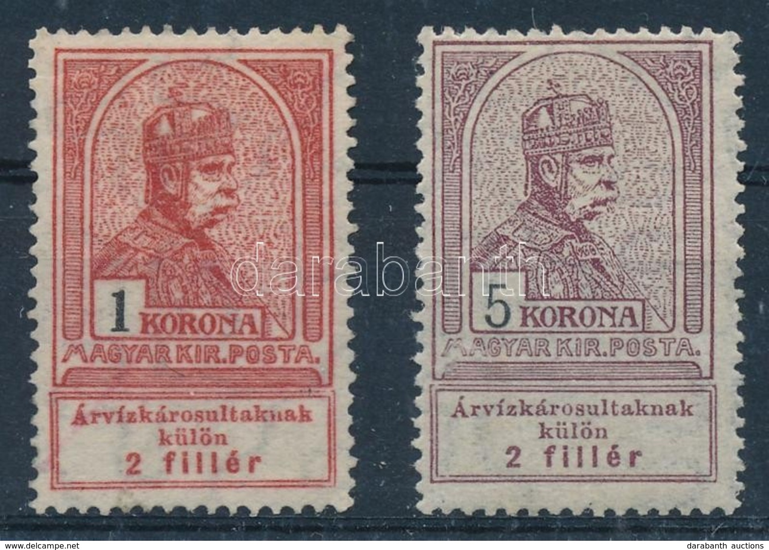 ** 1913 Árvíz 1K, 5K (22.000) - Andere & Zonder Classificatie