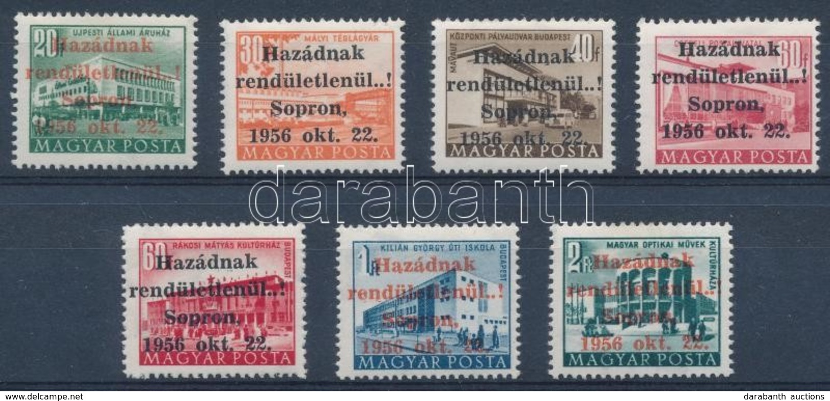 ** 1956 Soproni Kiadás  7 Darabos Sor (**12.000) - Other & Unclassified