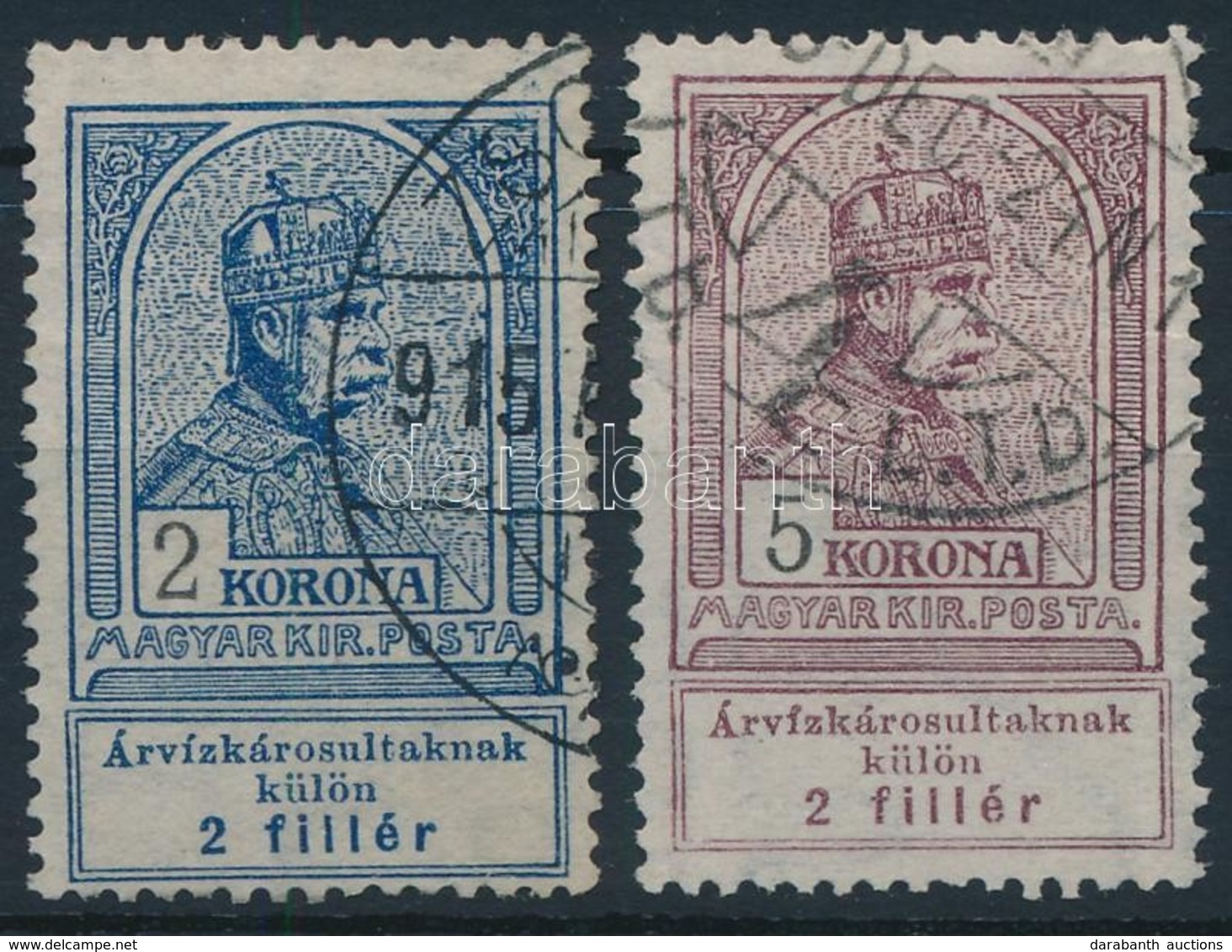 O 1913 Árvíz 2K, 5K (14.000) - Altri & Non Classificati