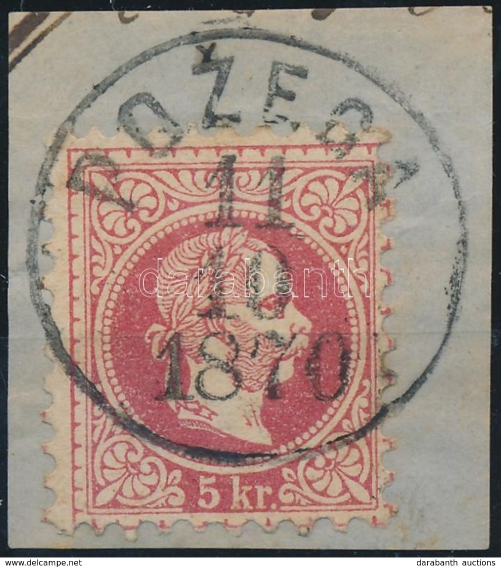 1867 5kr 'POZEGA' (Gudlin 350 Pont) - Other & Unclassified