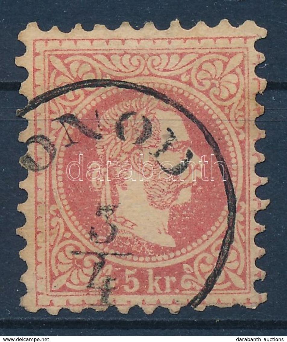 O 1867 5kr 'ONOD' (Gudlin 400 P) - Sonstige & Ohne Zuordnung