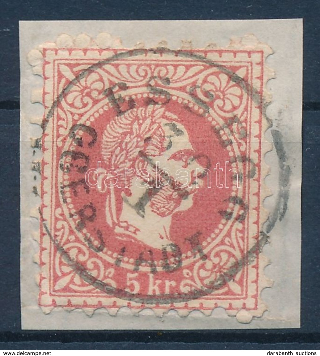 1867 5kr 'ESSEG / OBERSTADT' (Gudlin 80 P) - Other & Unclassified