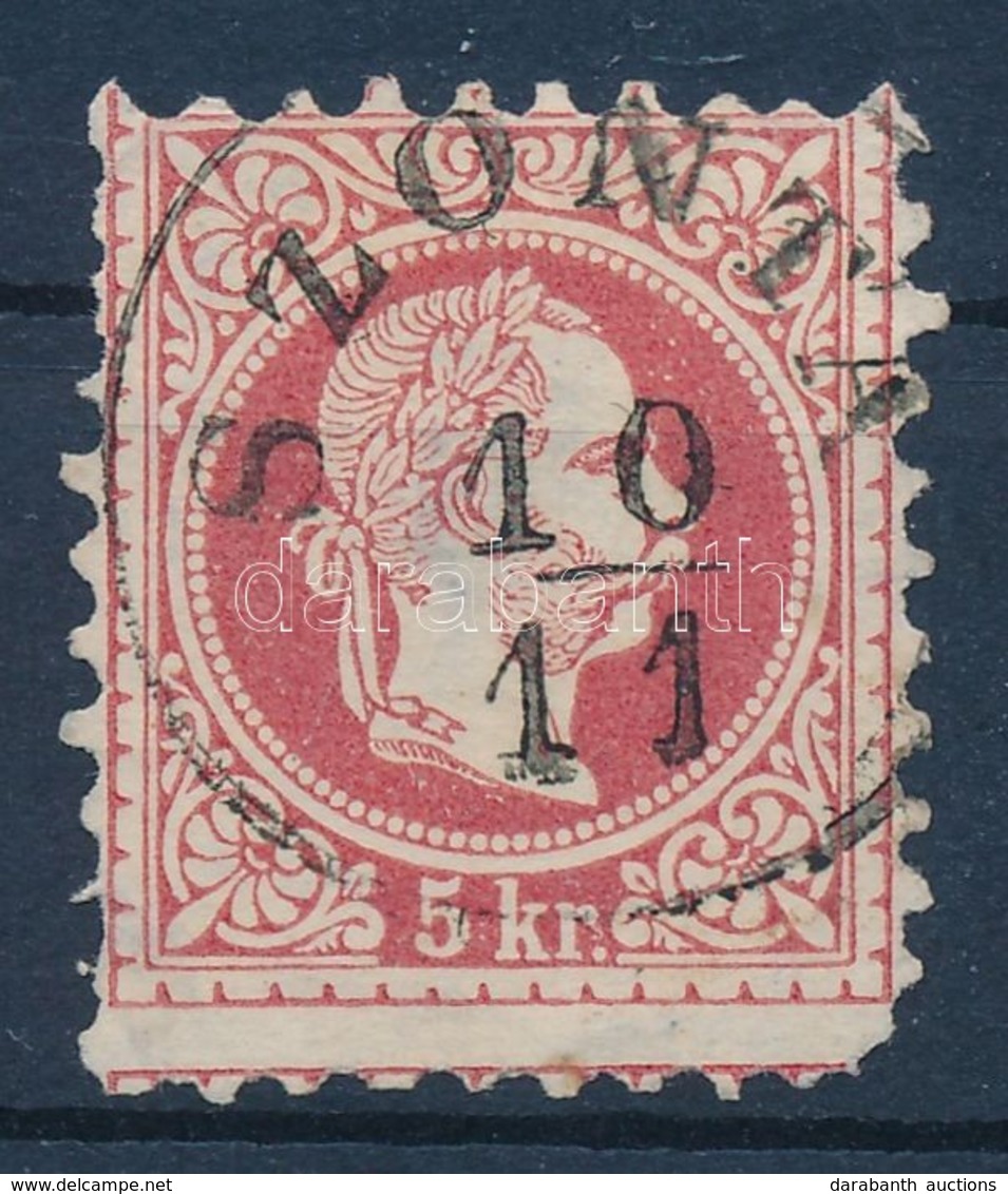 O 1867 5kr 'SZONTA' (Gudlin 300 P) (kis Bélyeghibák) - Autres & Non Classés