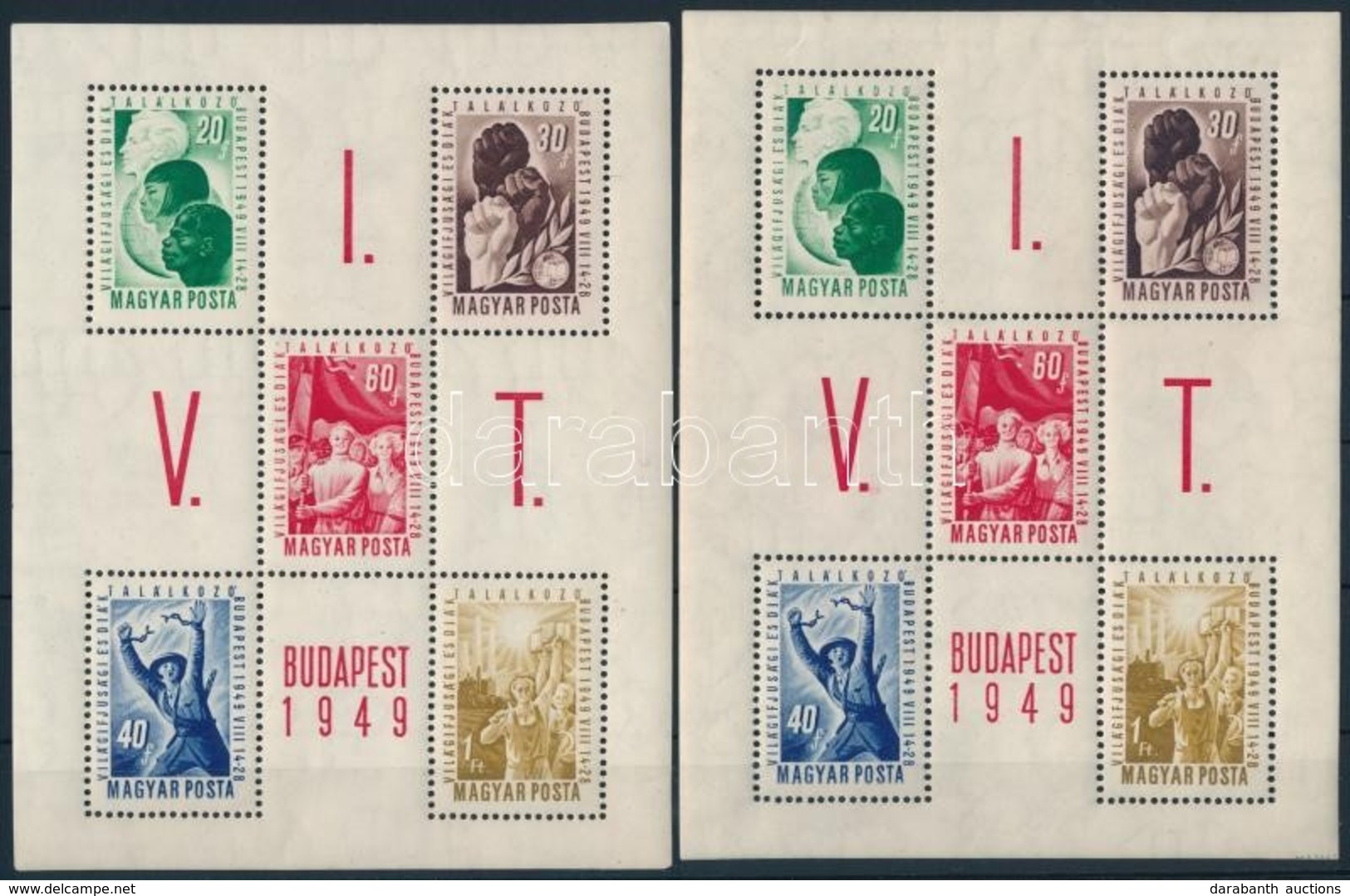 ** 1949 VIT 2 Db Blokk (14.000) - Other & Unclassified