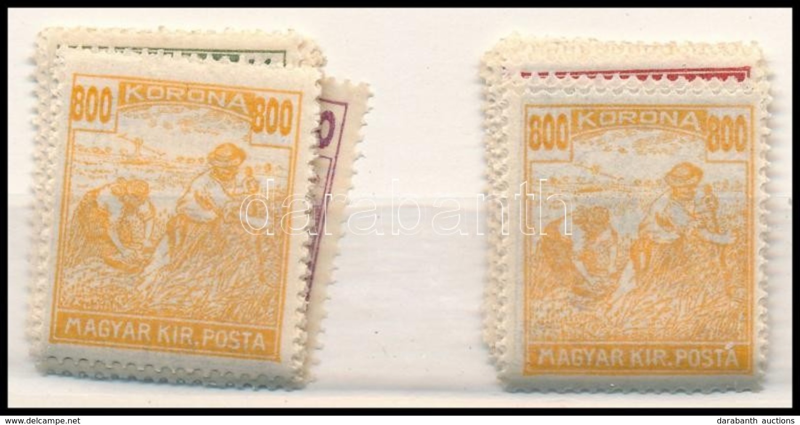 ** 1920 Arató 2 Db Sor (18.000) - Other & Unclassified