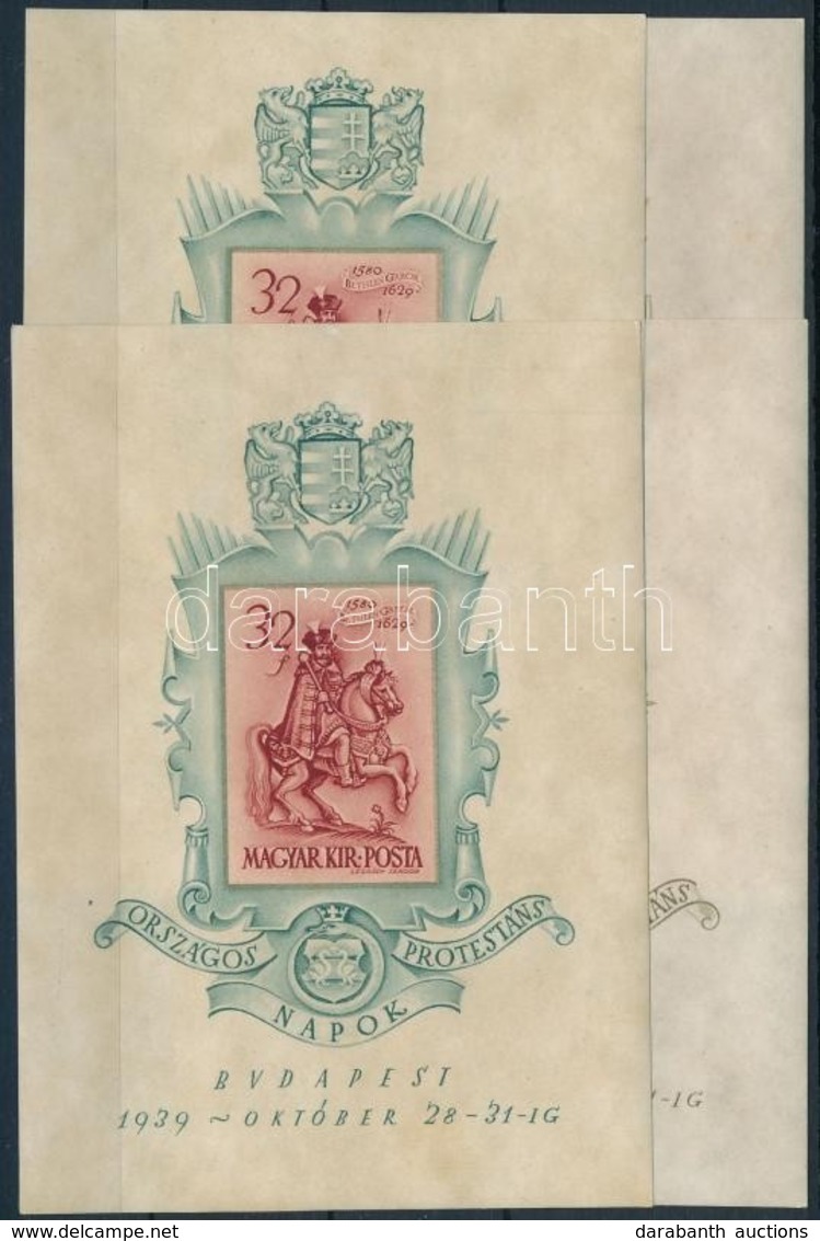 ** 1939 2 Bethlen Blokk Pár (20.000) - Other & Unclassified