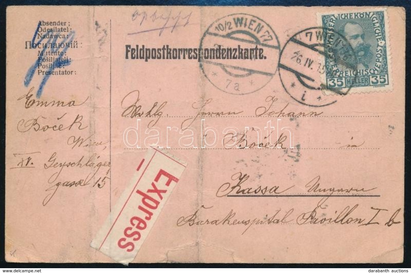 Ausztria 1915 - Other & Unclassified