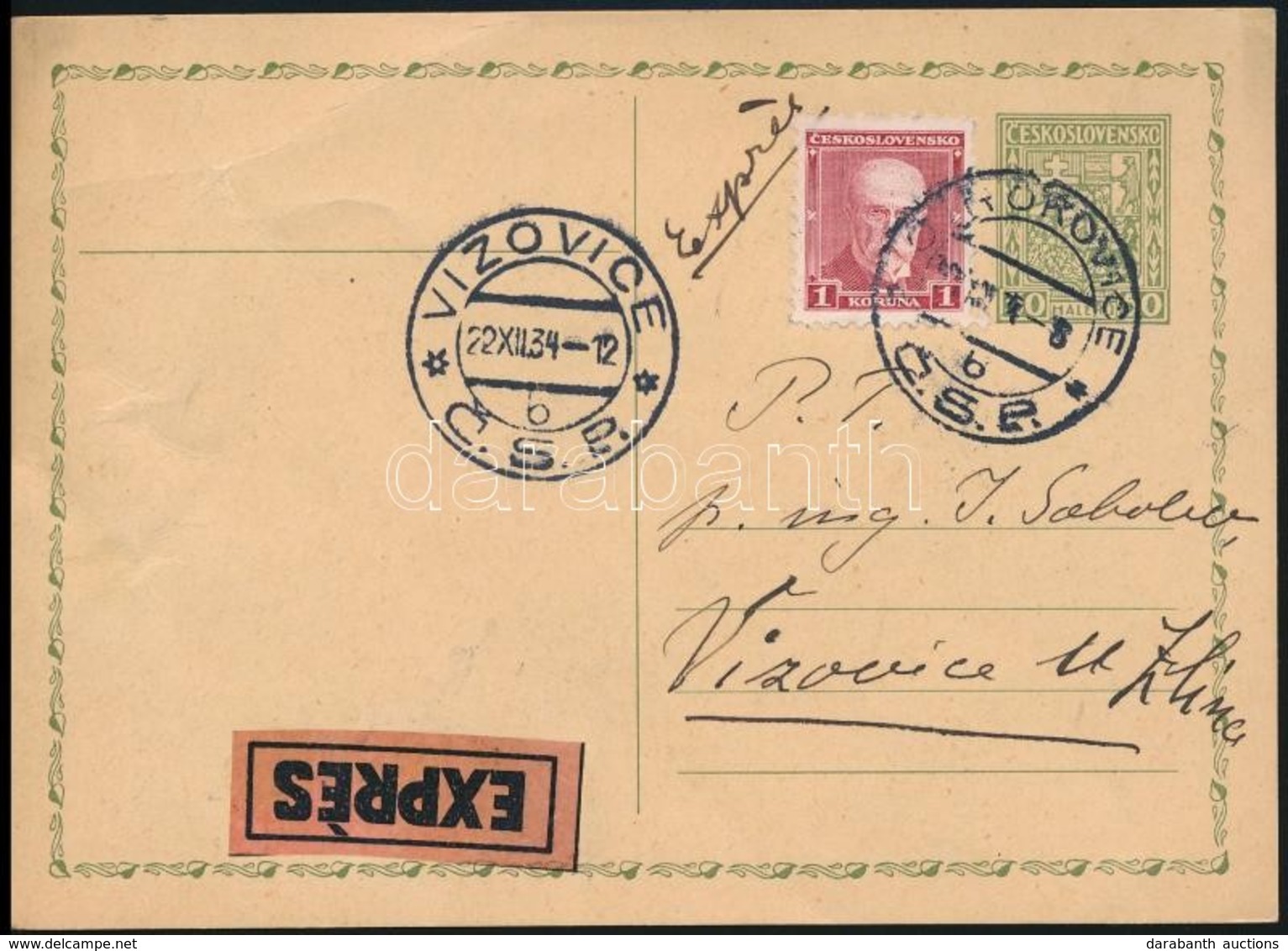 Csehszlovákia 1934 - Other & Unclassified