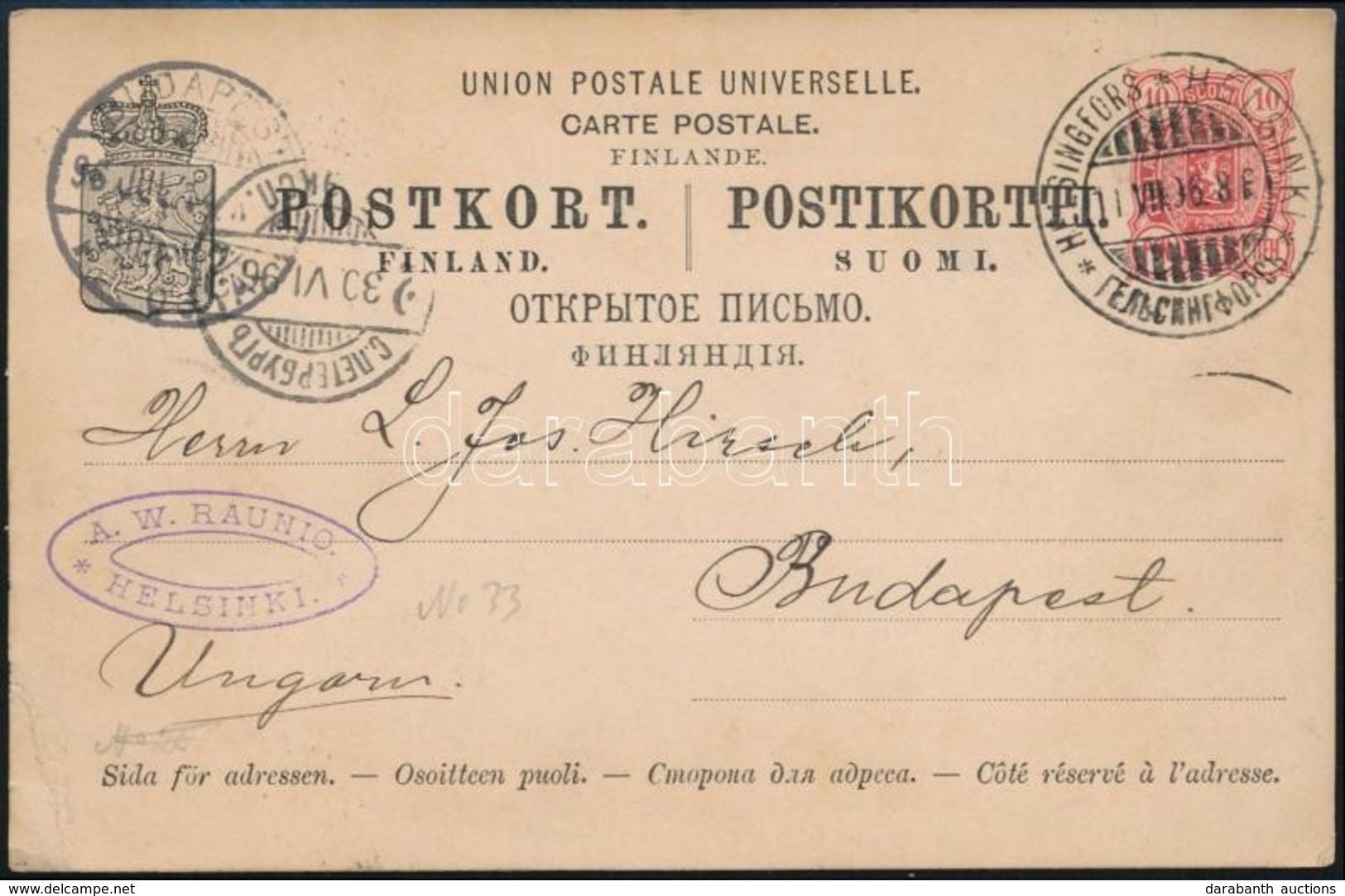 Finnország 1896 - Other & Unclassified