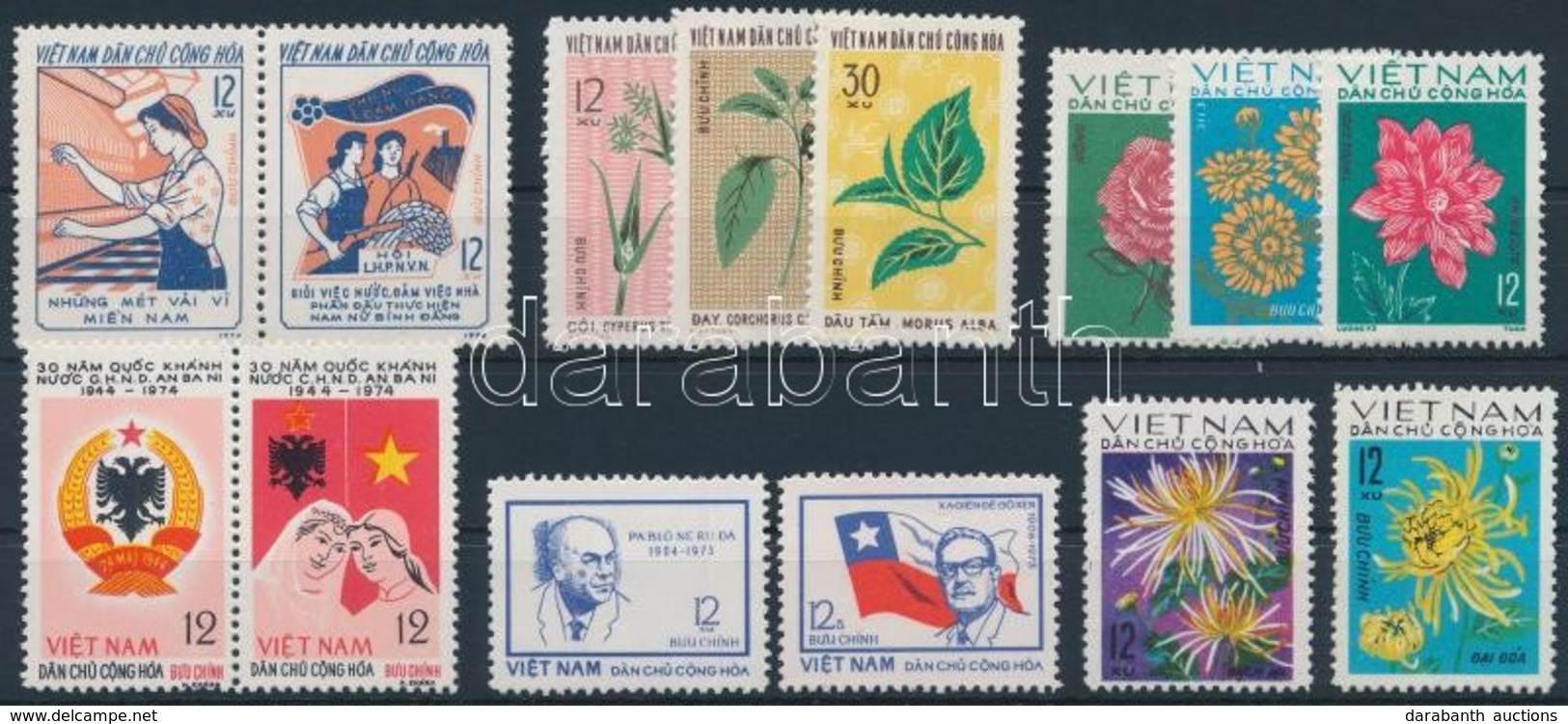 ** Vietnam 1974 6 Db Klf Sor - Altri & Non Classificati