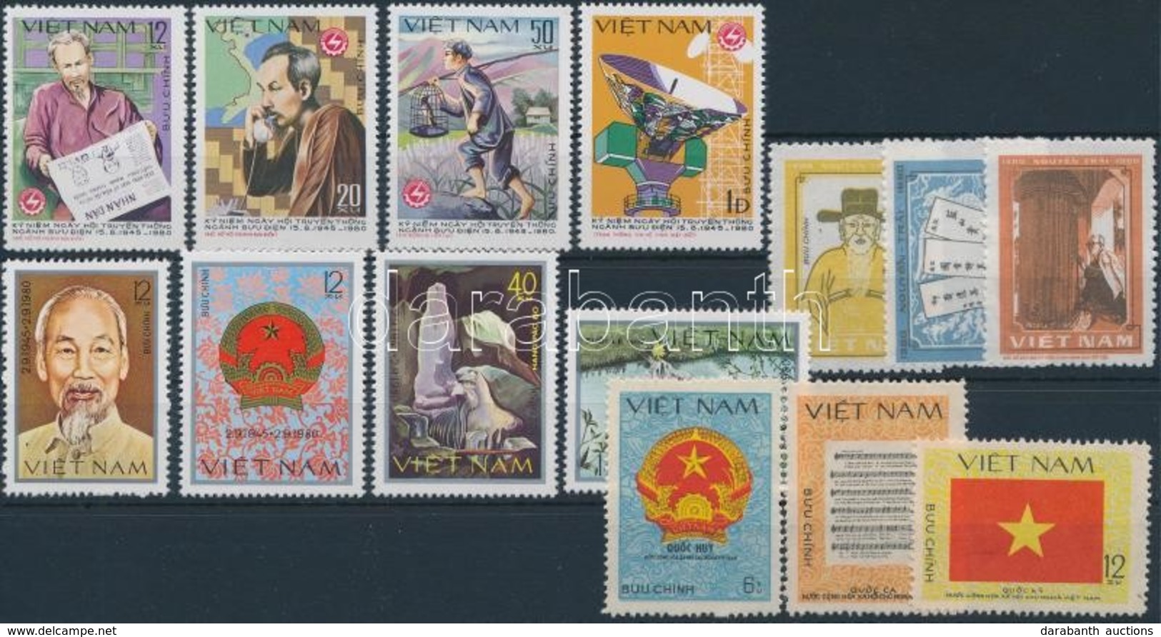 ** Vietnam 1980 4 Db Klf Sor - Altri & Non Classificati