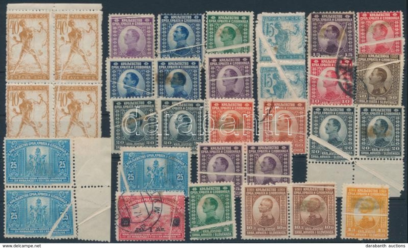 ** * O Jugoszlávia 32 Db Papírráncos Bélyeg / Yugoslavia 32 Stamps With Paper Crease - Andere & Zonder Classificatie