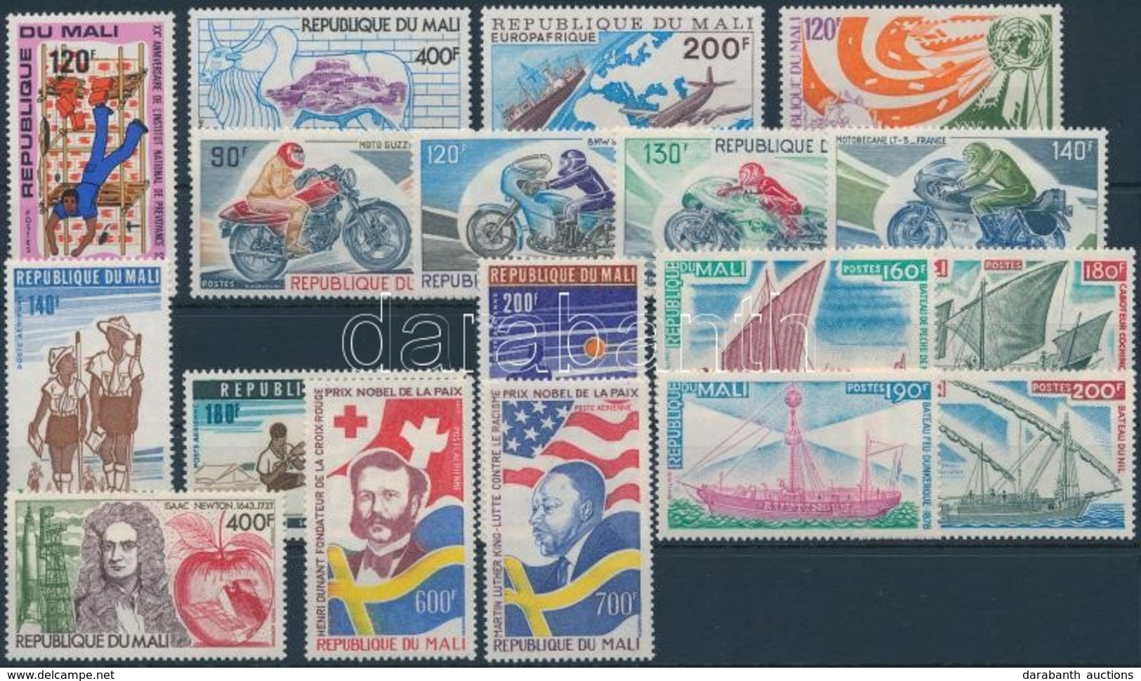 ** Mali 1976-1977 4 Db Sor + 5 Db Bélyeg - Andere & Zonder Classificatie