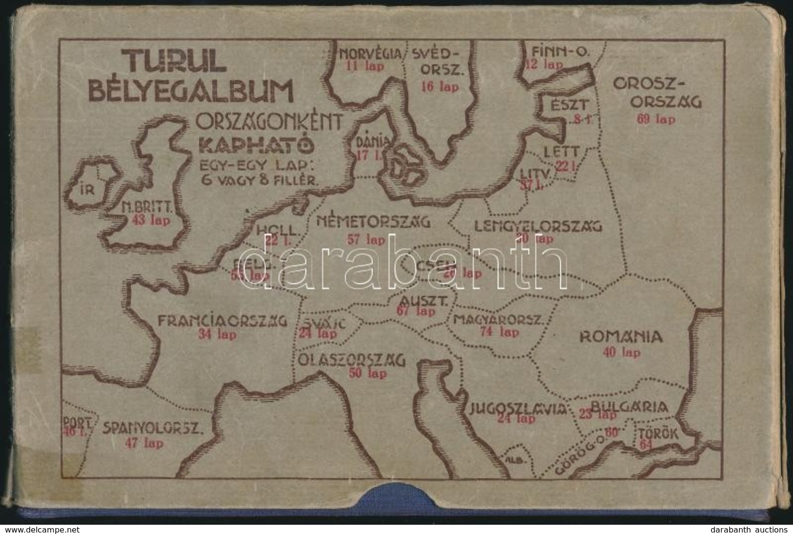 1939 Michel Európa Katalógus érdekes Turul-album Reklámborítóban + 1989 Netto Special Austria Katalógus + 1989 Yvert Et  - Autres & Non Classés