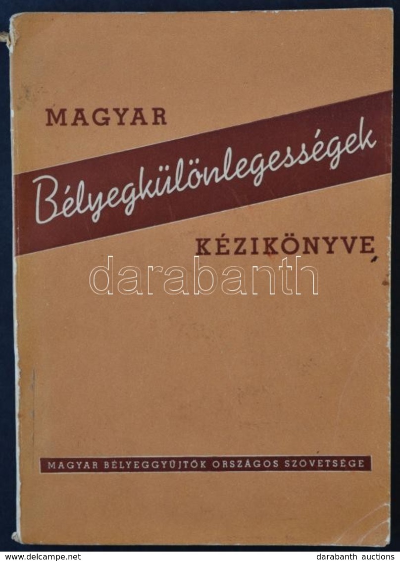 MABÉOSZ-Magyar Bélyegkülönlegességek Kézikönyve (1956) - Autres & Non Classés