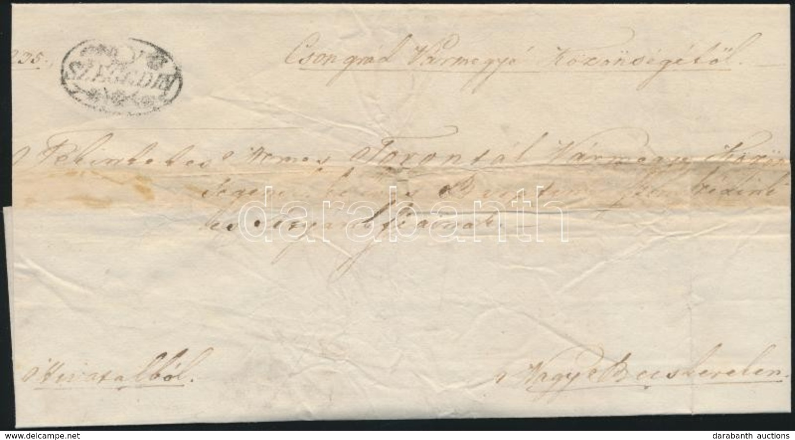 1841 Ex Offo 'SZEGEDIN' - Nagy Becskerek - Autres & Non Classés