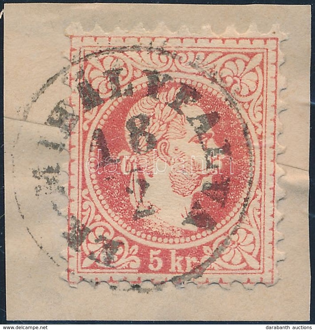 1867 5kr 'ER-MIHÁLYFALVA' Certificate: Babor - Autres & Non Classés