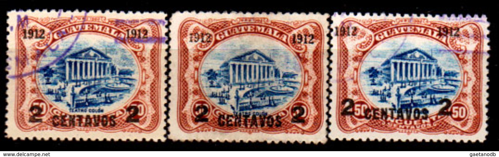 Guatemala-0066 - Emissione 1912 (o) Used - - Guatemala