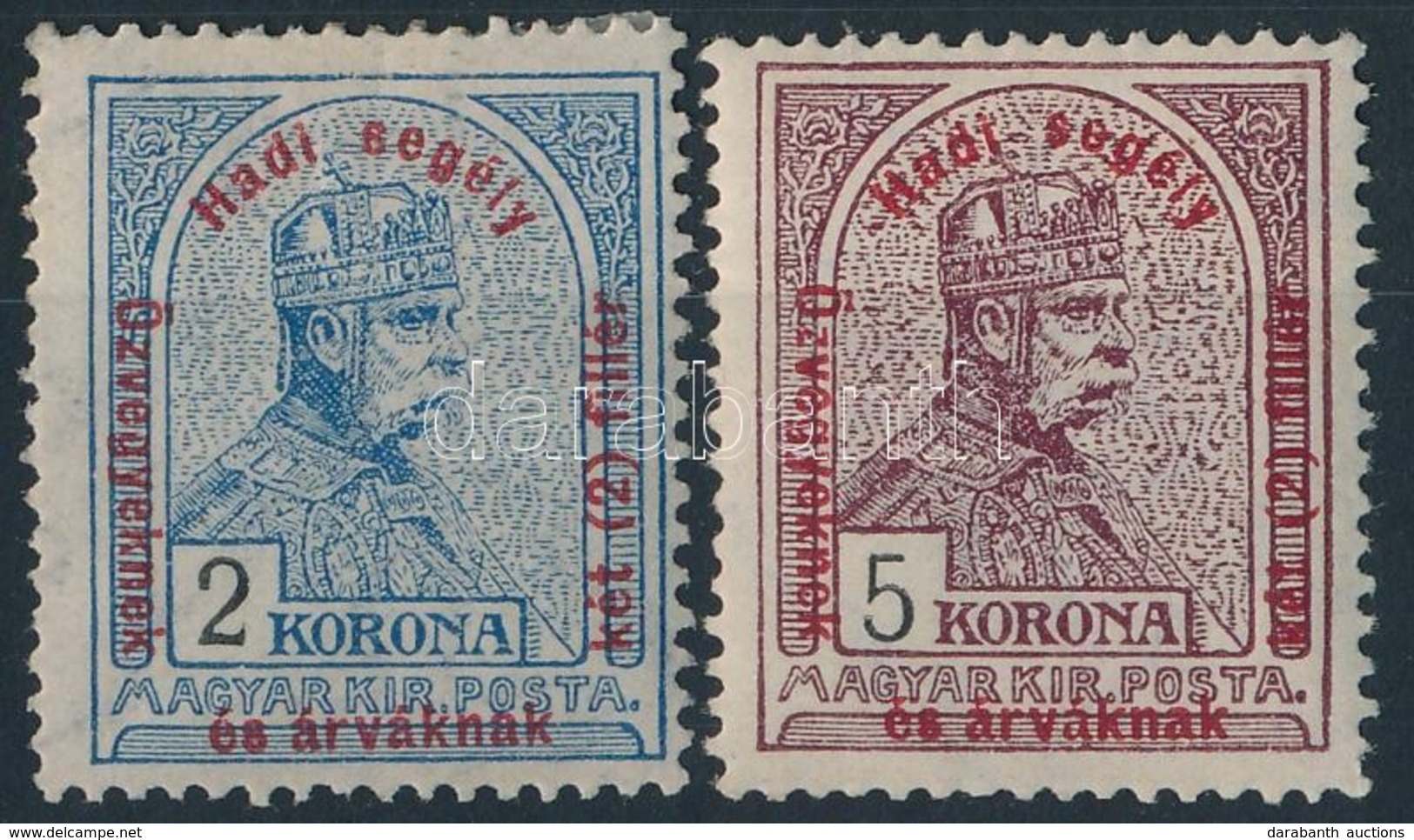 * 1915 Hadisegély 2K, 5K - Other & Unclassified