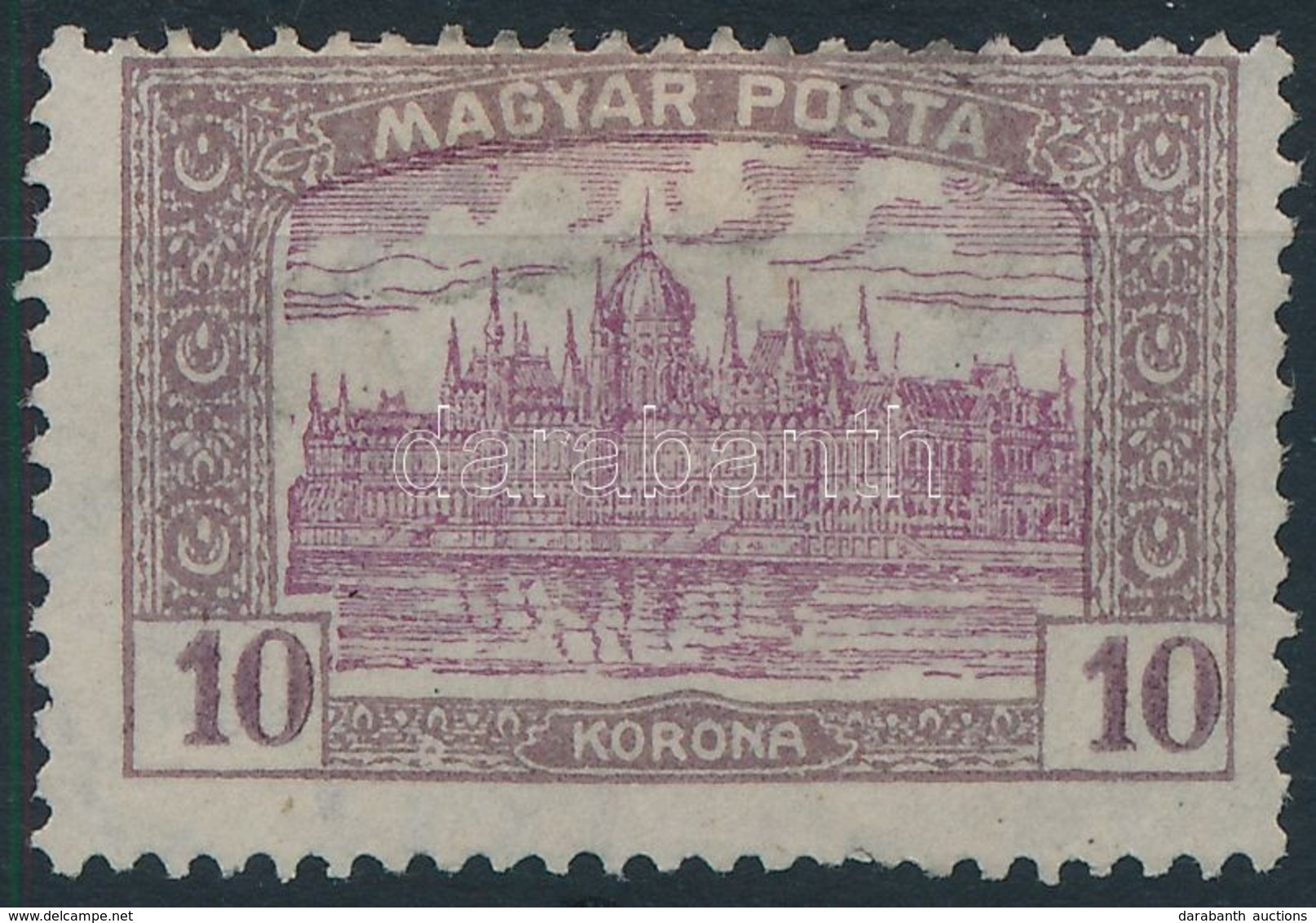 * 1919 Magyar Posta 10K Eltolódott értékszámokkal - Sonstige & Ohne Zuordnung