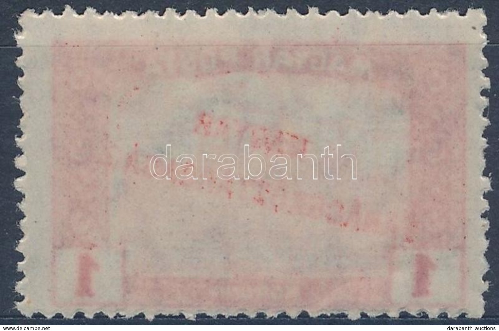 ** 1919 Magyar Tanácsköztársaság 1K Eltolódott Középrész  és Gépszínátnyomat /  Mi 279 With Shifted Middle Part And Mach - Other & Unclassified