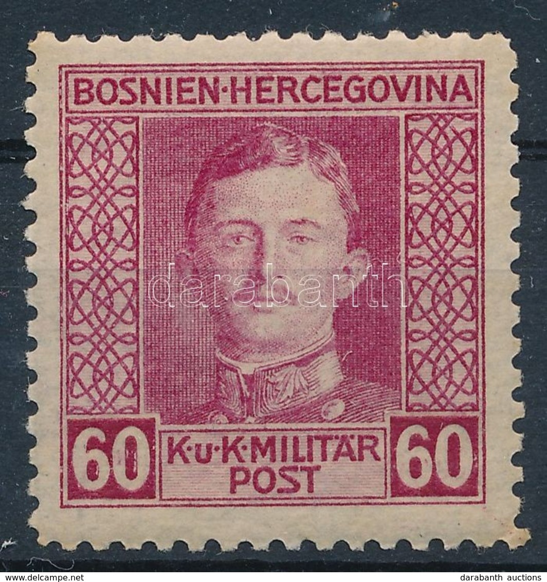 ** Bosznia Hercegovina 1917 Károly 60f 11 1/2 Fogazással (16.200) - Altri & Non Classificati