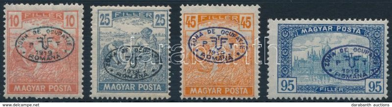 * Debrecen I. 1919 4 Klf Magyar Posta Bélyeg Garancia Nélkül (*36.150) - Autres & Non Classés