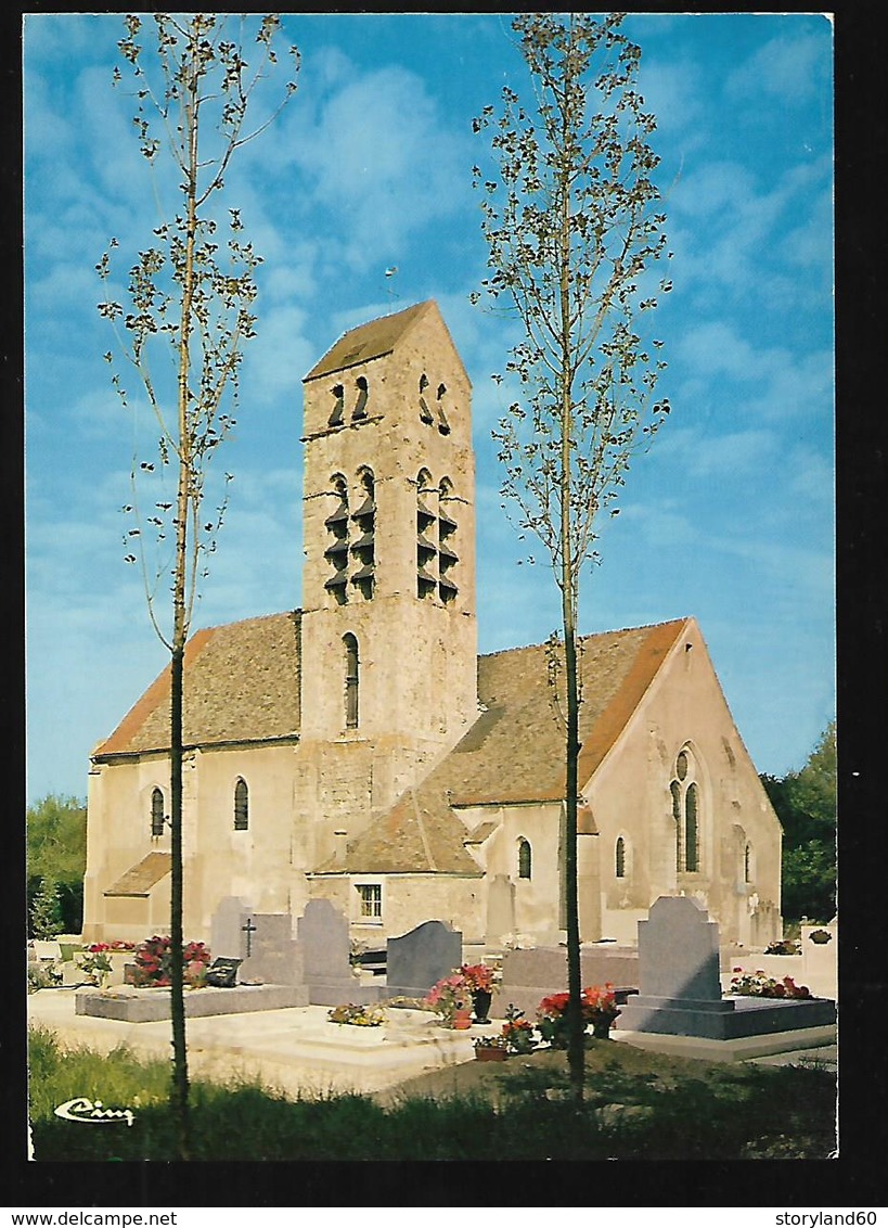 Cpm 9114169 Fontenay Le Vicomte L'église , Cimetière - Autres & Non Classés