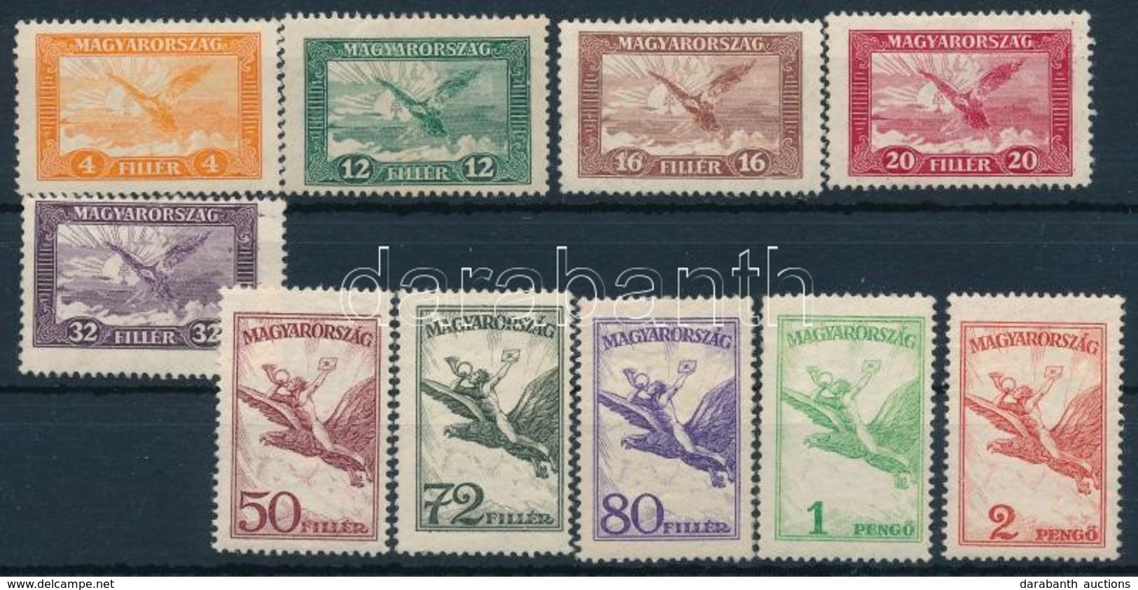 * 1927 Repül? Sor 10 értéke - Andere & Zonder Classificatie