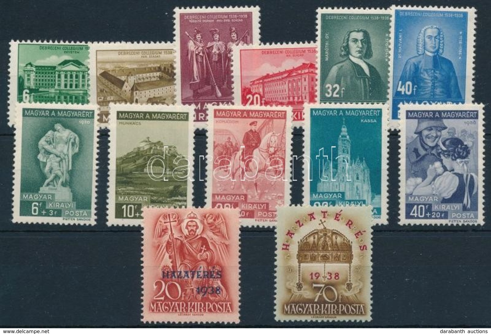 ** 1938 Debrecen, Hazatérés, 1939 Magyar A Magyarért Sorok - Andere & Zonder Classificatie