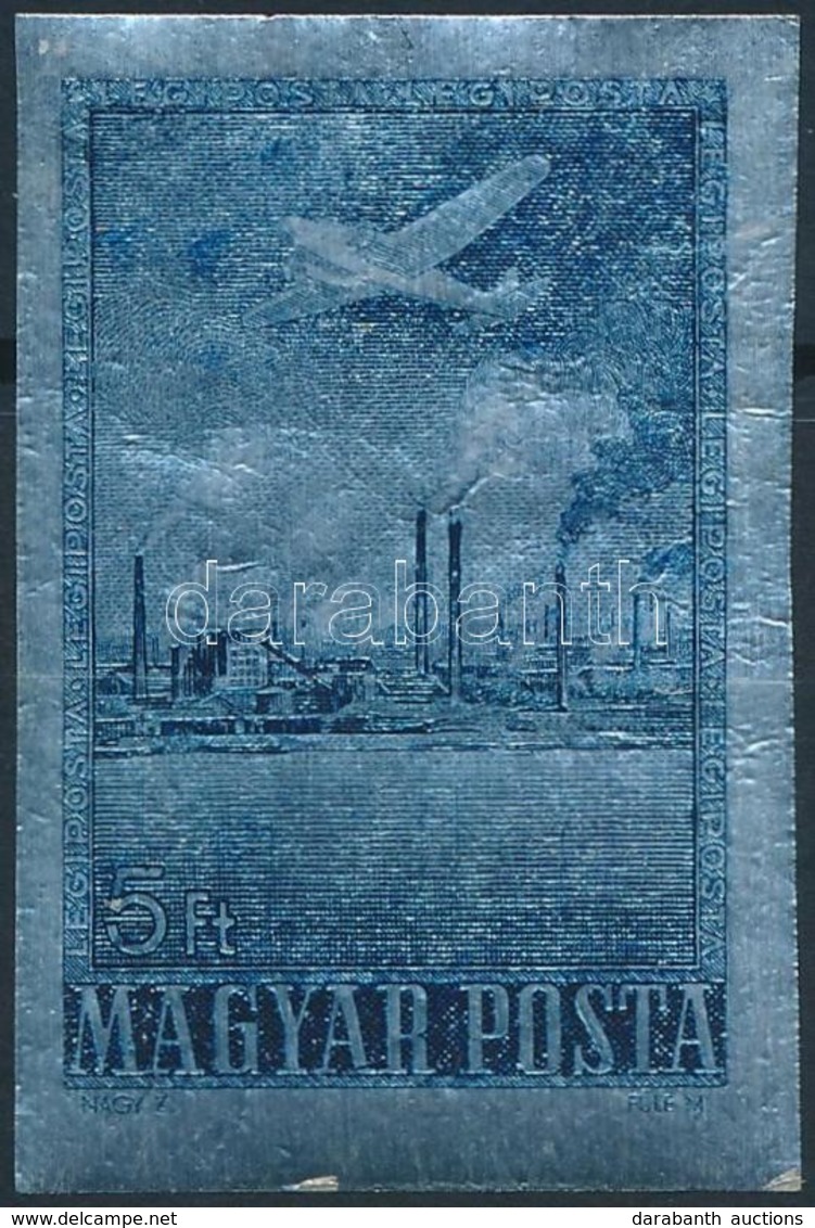 ** 1955 Alumínium Vágott Bélyeg (15.000) / Mi 1449 Imperforate Stamp - Other & Unclassified