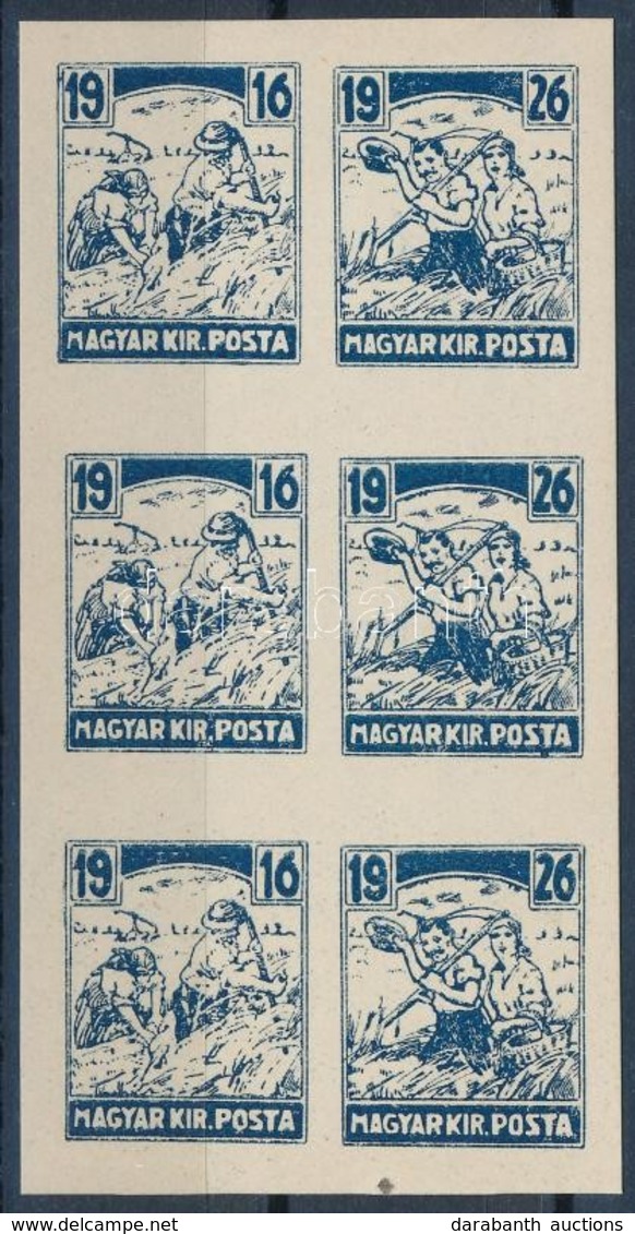 ** 1926/1bb Búcsúzó Arató Pár Emlékív (12.000) - Autres & Non Classés