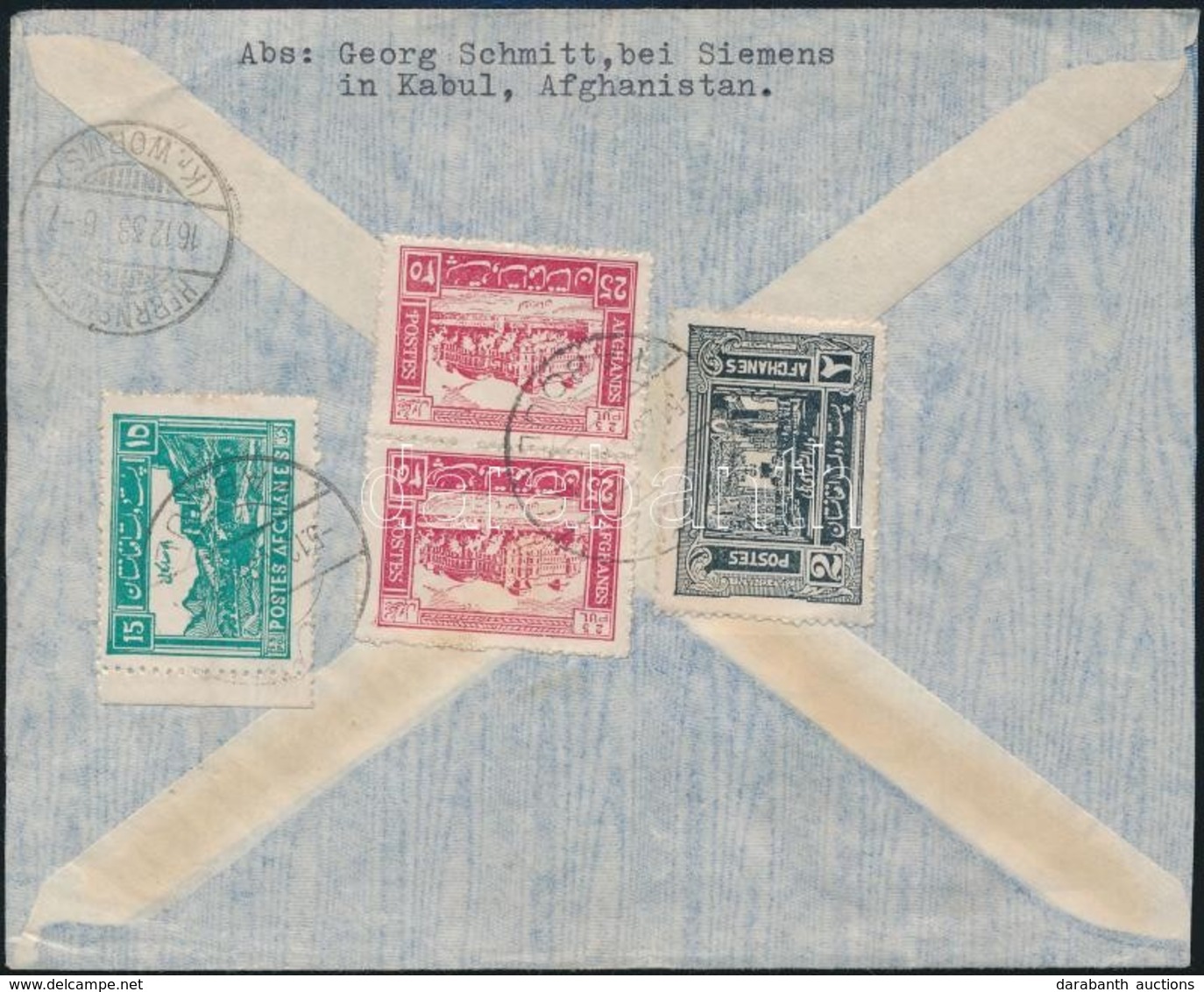 1938 Légi Levél Németországba / Airmail Cover To Germany - Other & Unclassified