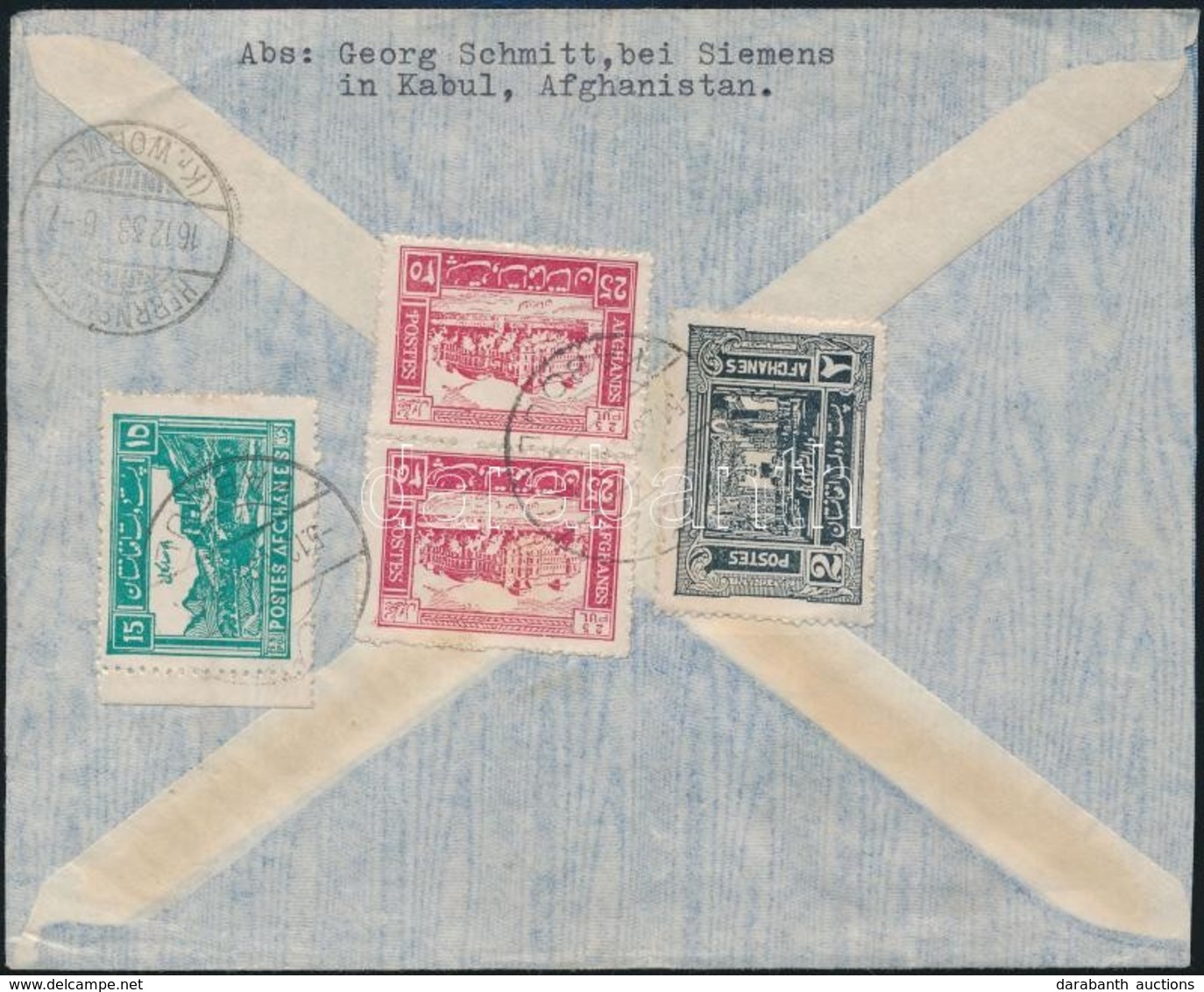 1938 Légi Levél Németországba / Airmail Cover To Germany - Autres & Non Classés