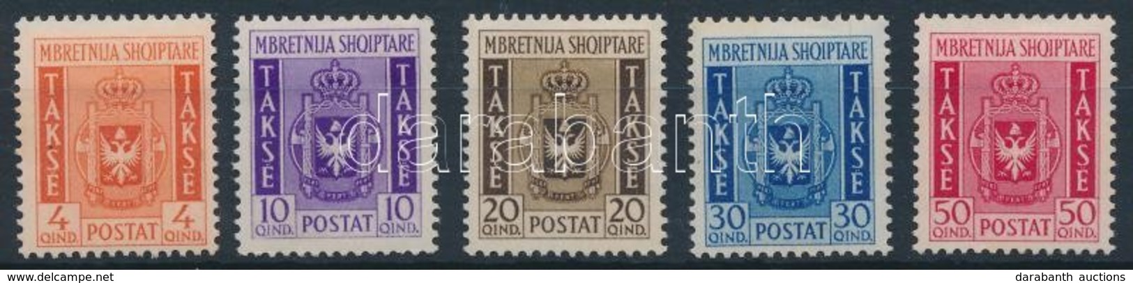 * 1940 Címerek Portó Sor Mi 35-39 - Andere & Zonder Classificatie