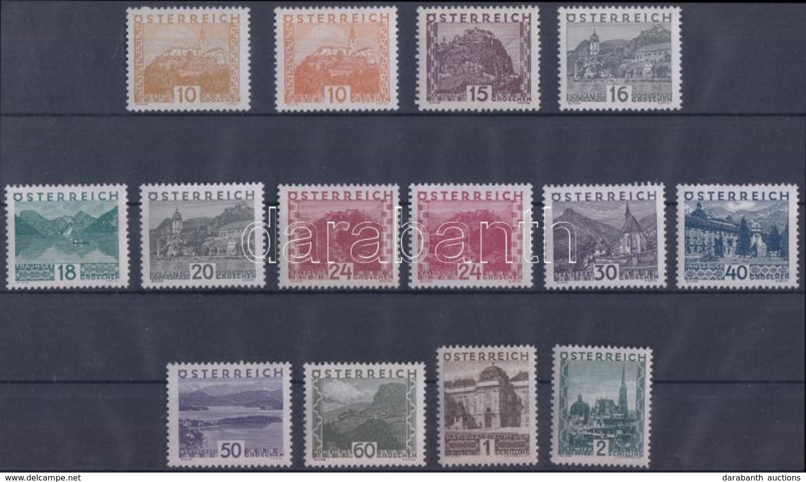 ** 1929/1930 Forgalmi Sor Mi 498-511 - Sonstige & Ohne Zuordnung