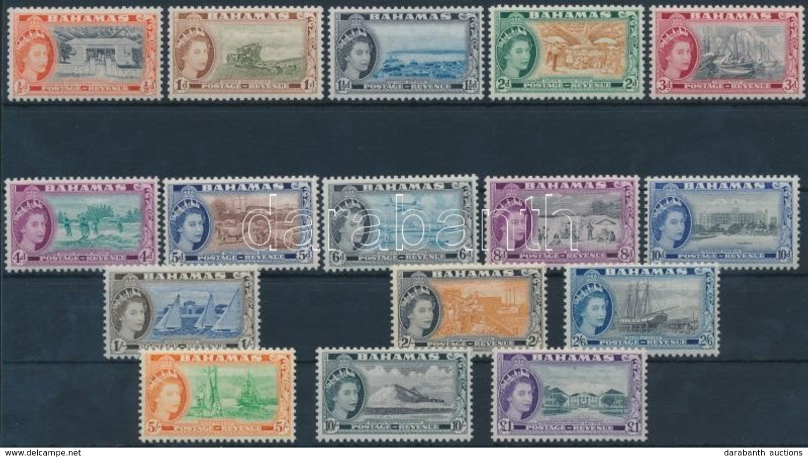 ** 1954 Forgalmi Sor Mi 163-178 - Andere & Zonder Classificatie