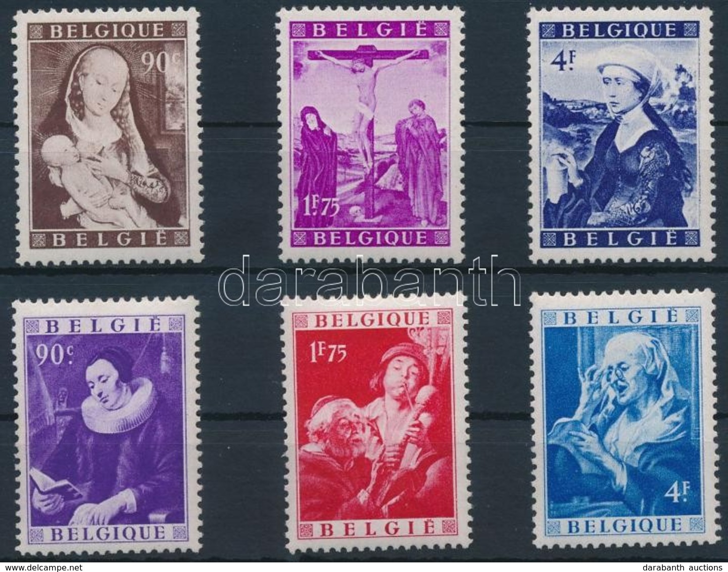 ** 1949 Festmények Mi 835-840 - Other & Unclassified