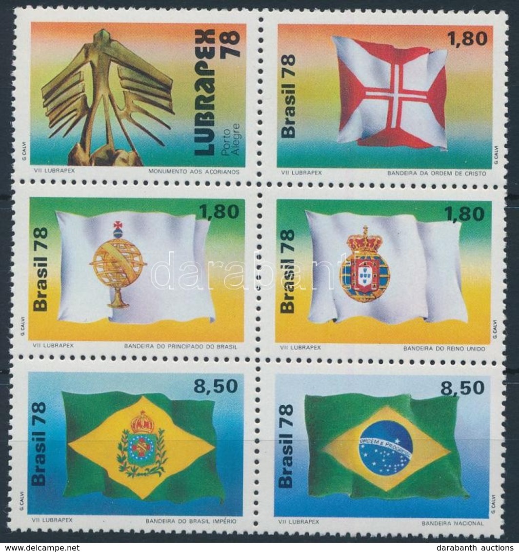 ** 1978 50 éves A Brazil Bélyeggy?jt? Klub Sor 6-os Tömbben Mi 1671-1675 - Andere & Zonder Classificatie