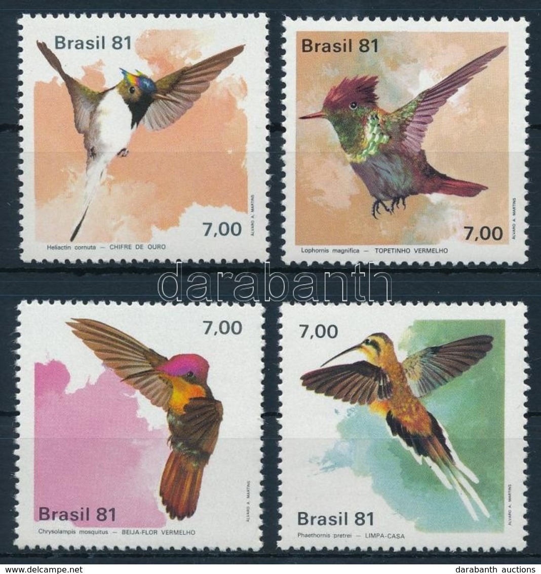 ** 1981 Kolibrik Sor Mi 1823-1826 - Altri & Non Classificati